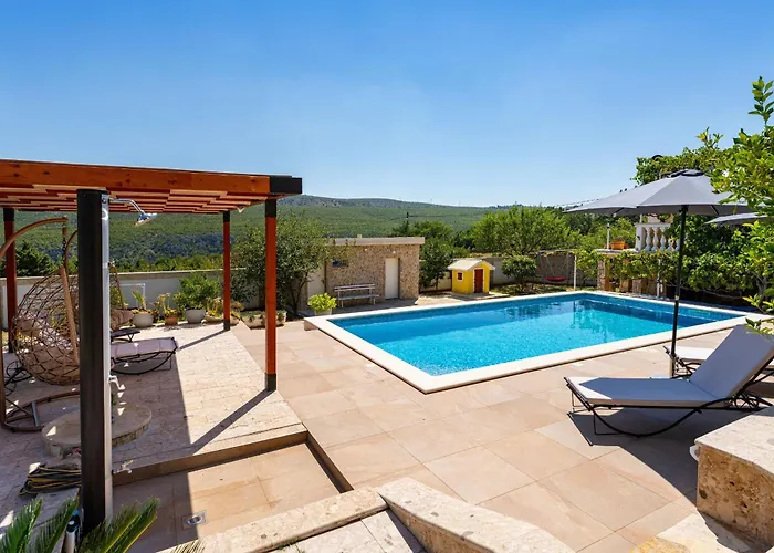 My Dalmatia - Sucic With Private Pool And Mountain View Ferienhaus *